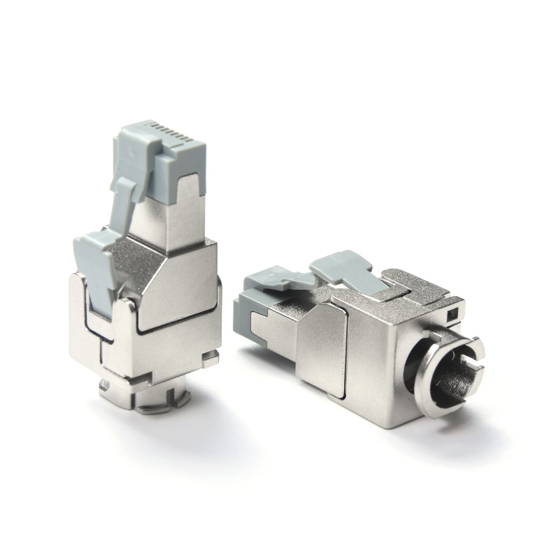 SMT-3022T8C6A-FTP موصل إنهاء المجال بدون أدوات RJ45 موصل محمي