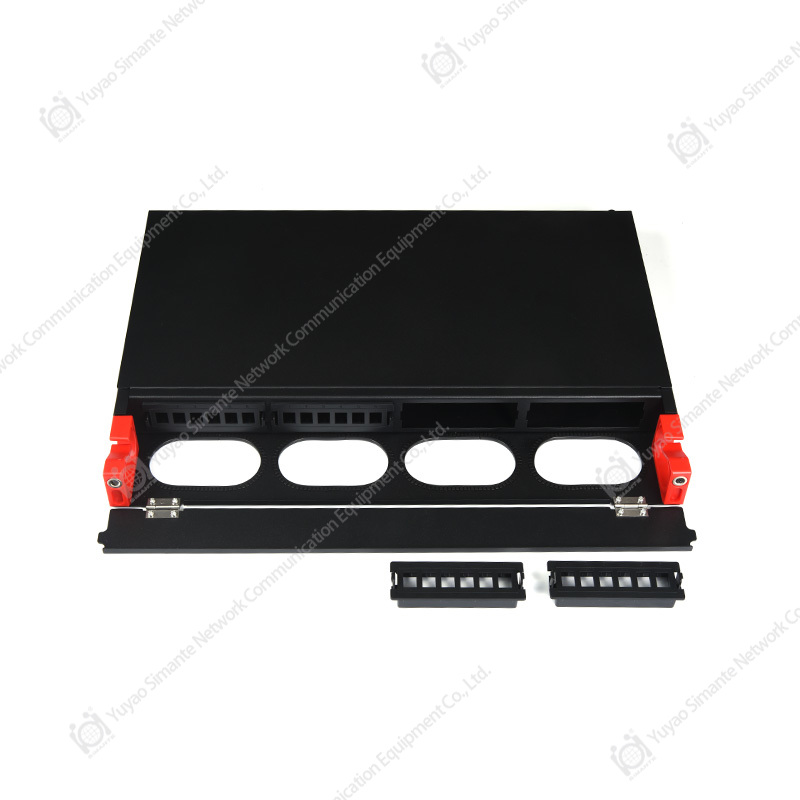 SMT-2207-24P-1U SC وLC لوحة تصحيح الألياف الضوئية المثبتة على الحامل