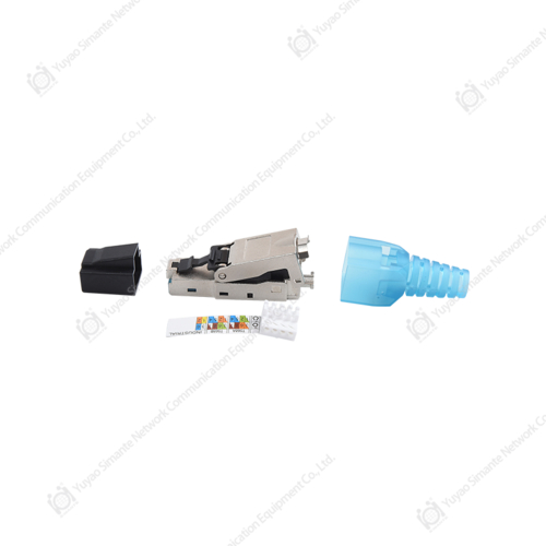 SMT-3011T8C6A-FTP CAT6A موصل ذكر محمي بدون أدوات SMT-3011T8C6A-FTP CAT6A موصل ذكر محمي بدون أدوات