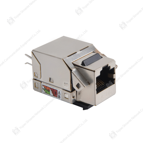 SMT-1013H8C6-FTP، وحدة الشبكة CAT7 مع 90 درجة من محمية، 110 IDC