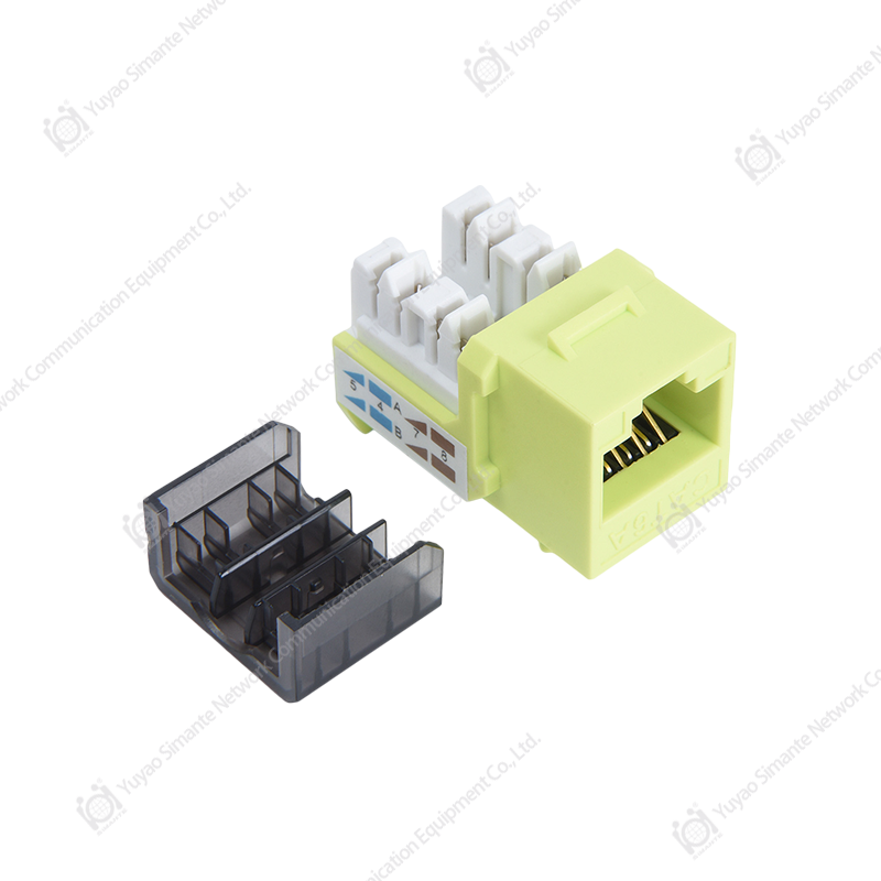 SMT-1048H8C6A، وحدة الشبكة CAT6A بدرجة 90، 110 IDC