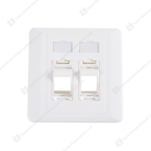 SMT-4323AP-86-2P، نوع 86 من غطاء دوارة مع منفذين SMT-4323AP-86-2P، نوع 86 من غطاء دوارة مع منفذين